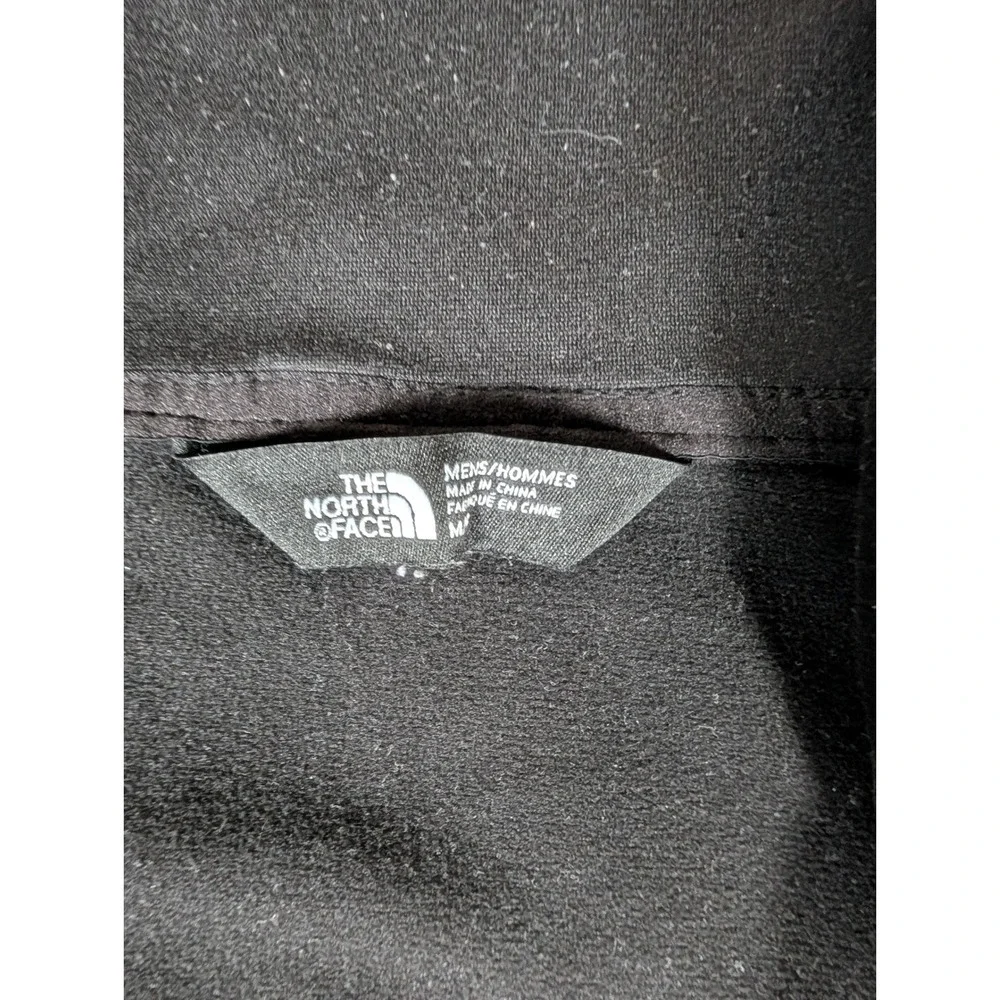 The North Face Mens Full Zip Colorblock Track Jacket Blue Black Mock Neck